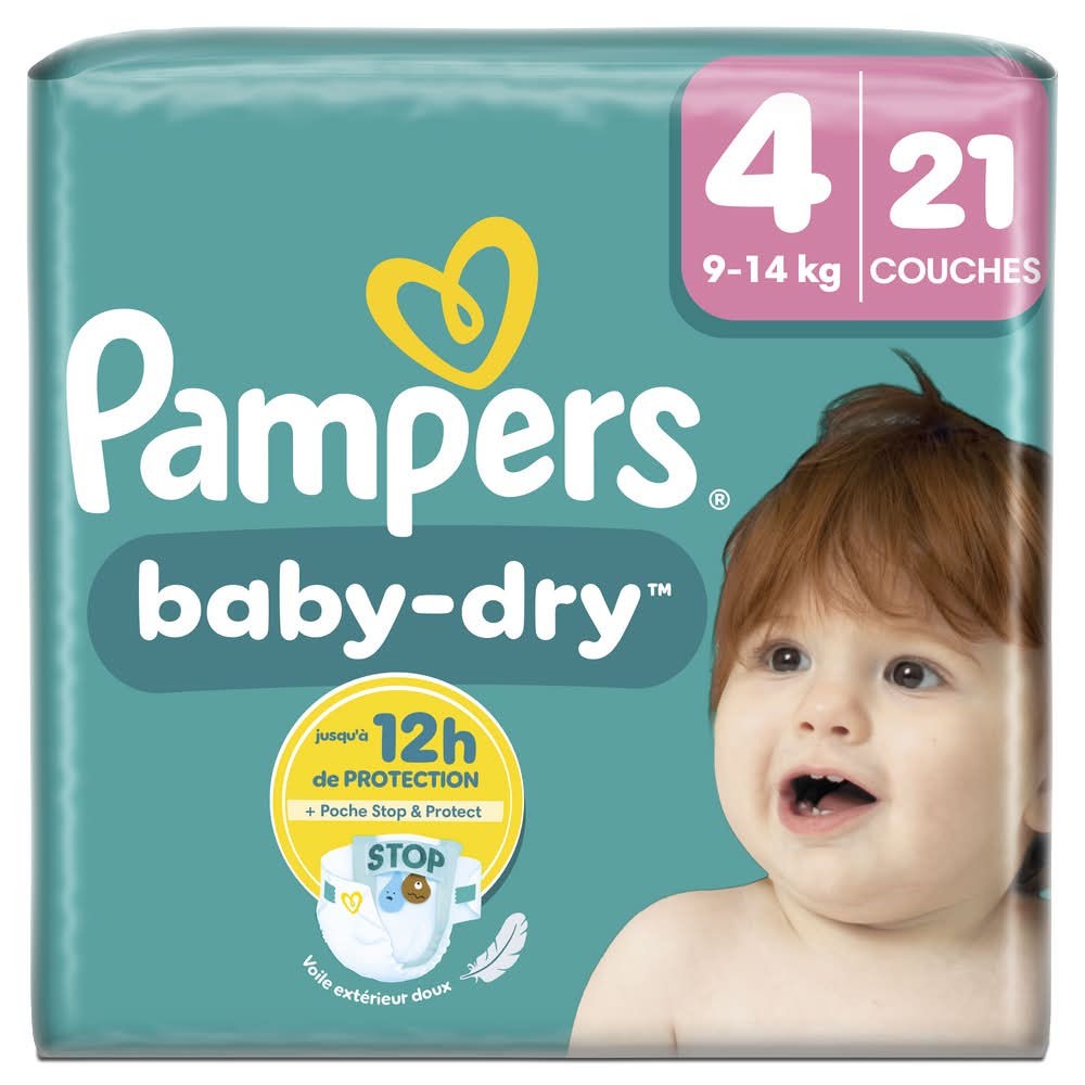 Pampers - Baby-dry couches, 4 (21)