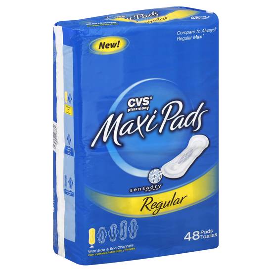 Cvs Pharmacy Maxi Pads Regular