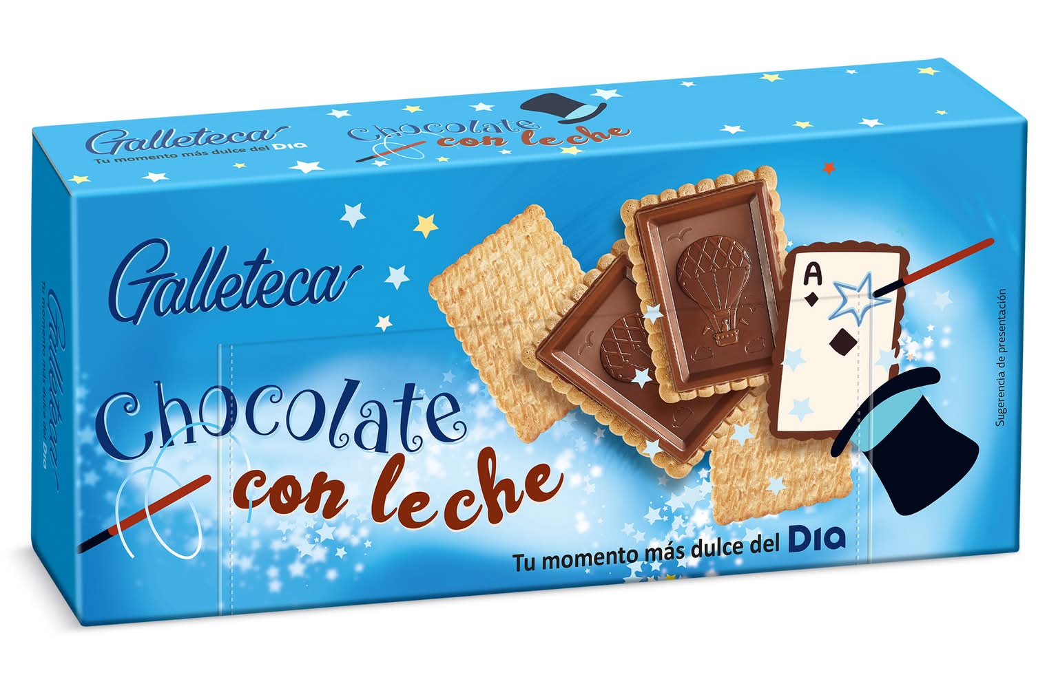 Galletas Cubiertas De Chocolate Con Leche Galleteca De Dia Caja 150 G