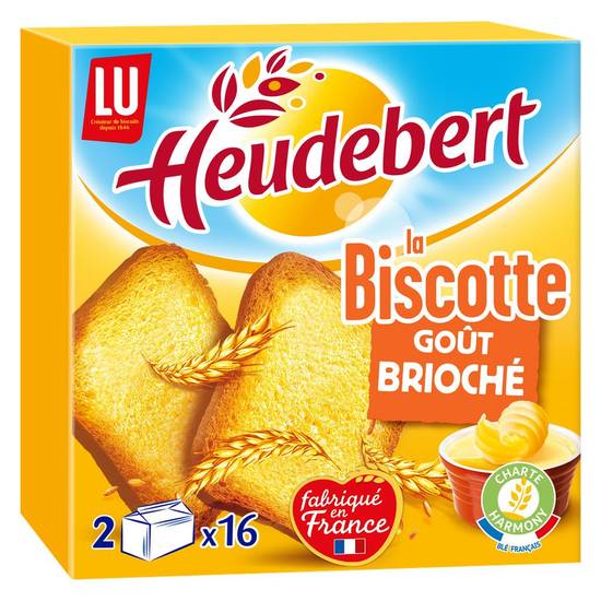 Biscottes briochées Heudebert 290g