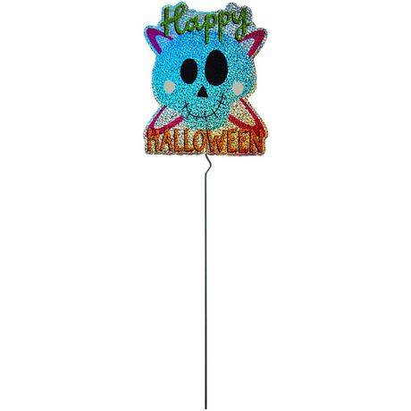 Way To Celebrate Happy Halloween Skull Yard Stick