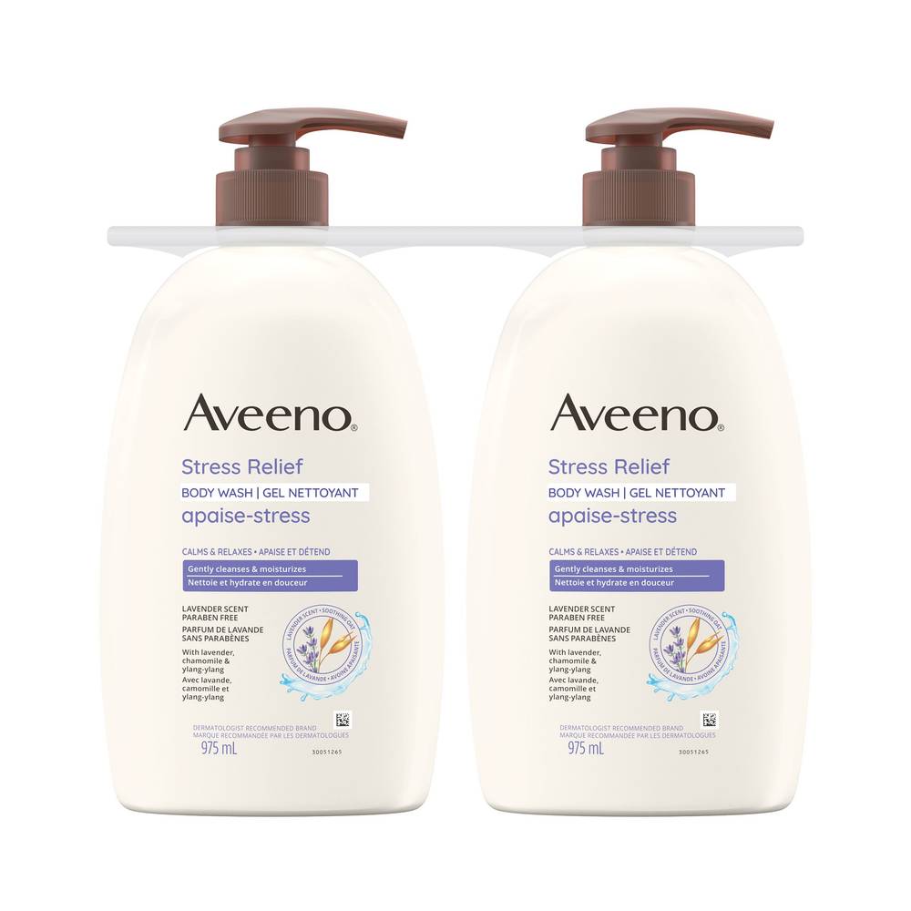 Aveeno Nettoyant pour le corps apaise-stress (2 x 975 mL) - Stress relief body wash (2 x 975 mL)