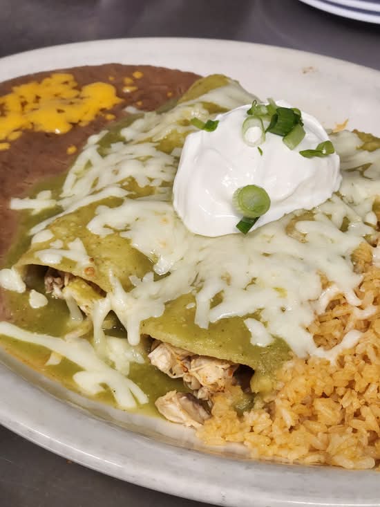 Two Enchiladas Verdes