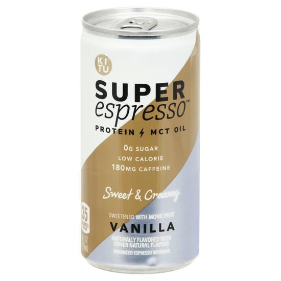 Kitu Super Espresso Vanilla Enhanced Coffee Beverage (6 fl oz)