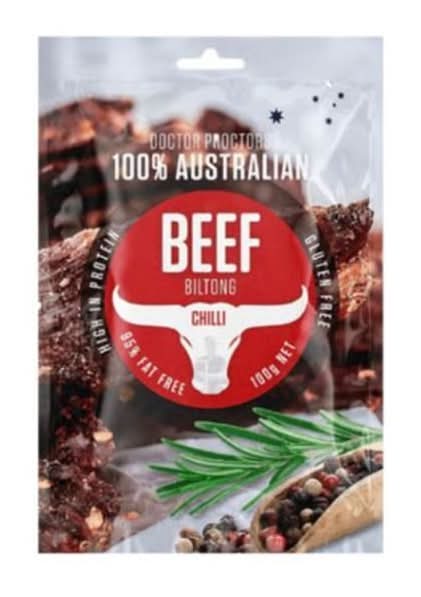 Dr Proctor Chilli Biltong 100g