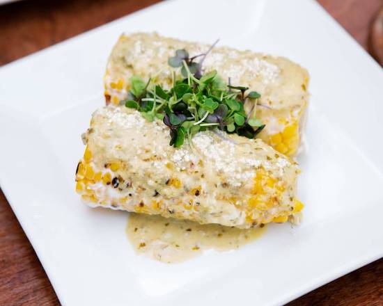 Poblano Crema Corn on The Cob