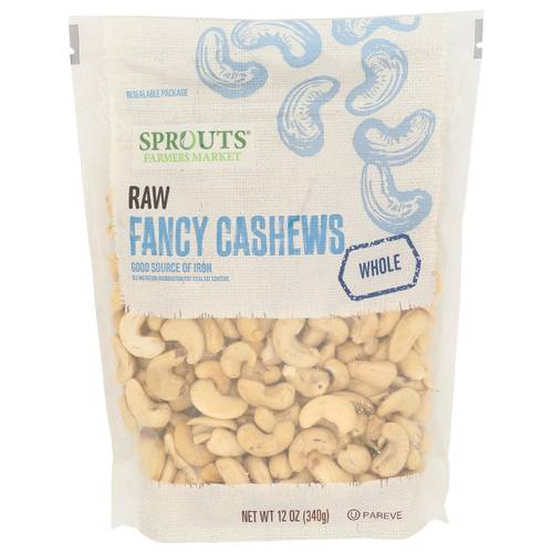 Sprouts Raw Fancy Cashews