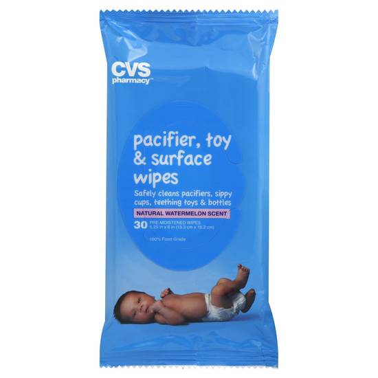 Cvs Natural Watermelon Scent Pacifier Toy & Surface Wipes