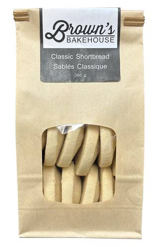 Brown's Bakehouse Classic Shortbread Cookies (360 g)