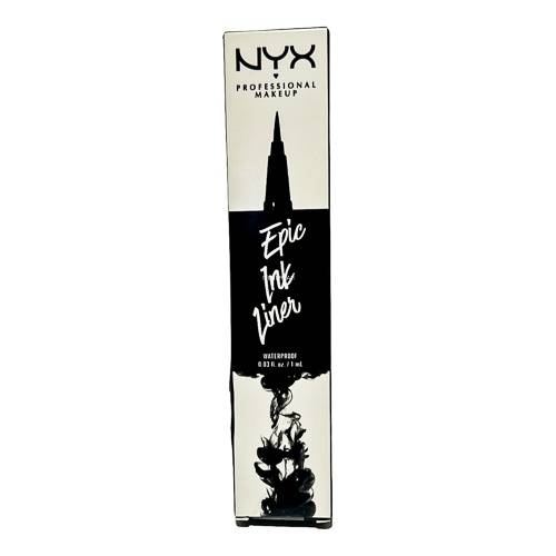 NYX Professional Makeup Epic Ink Vegan Waterproof Liquid Eyeliner, Black (0.46 oz)