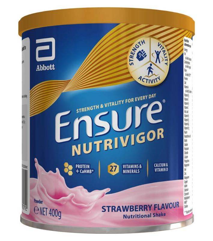 Ensure Strawberry, Nutrivigor Nutritional Shake (400g)