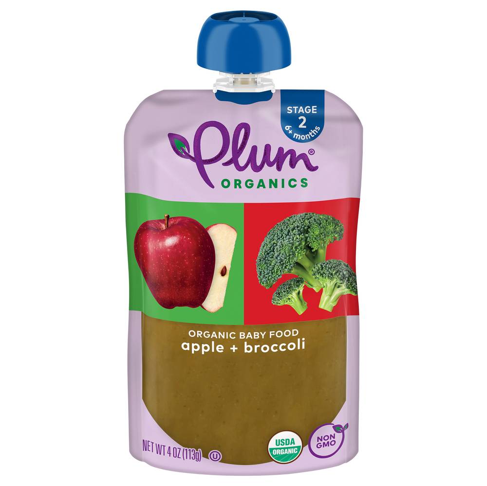 Plum Organics Apple & Broccoli (4 oz)