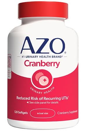 Azo Cranberry Urinary Tract Health Dietary Supplement Softgels