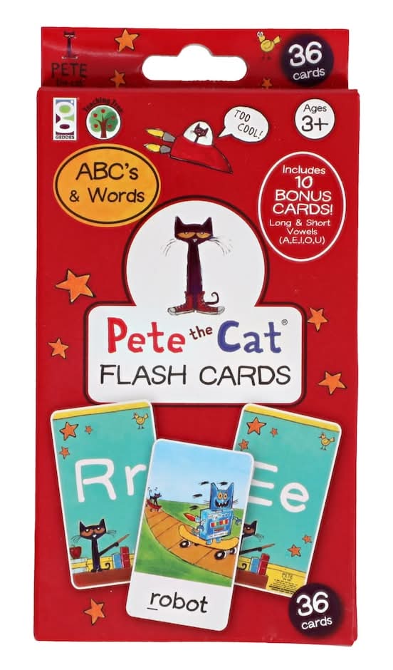 Pete the Cat Flash Cards For 3+ Years (36 ct)