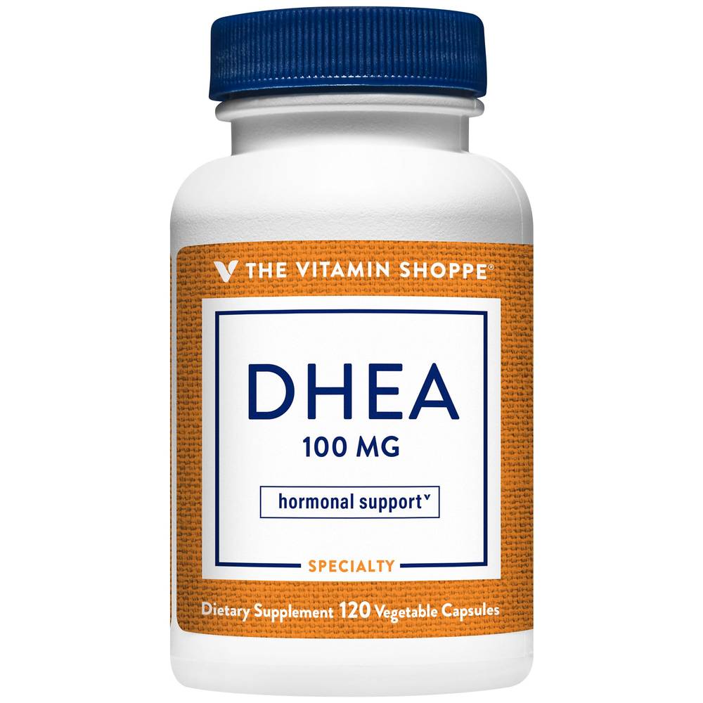 The Vitamin Shoppe Dhea 100 mg Hormonal Support Capsules (120 ct)