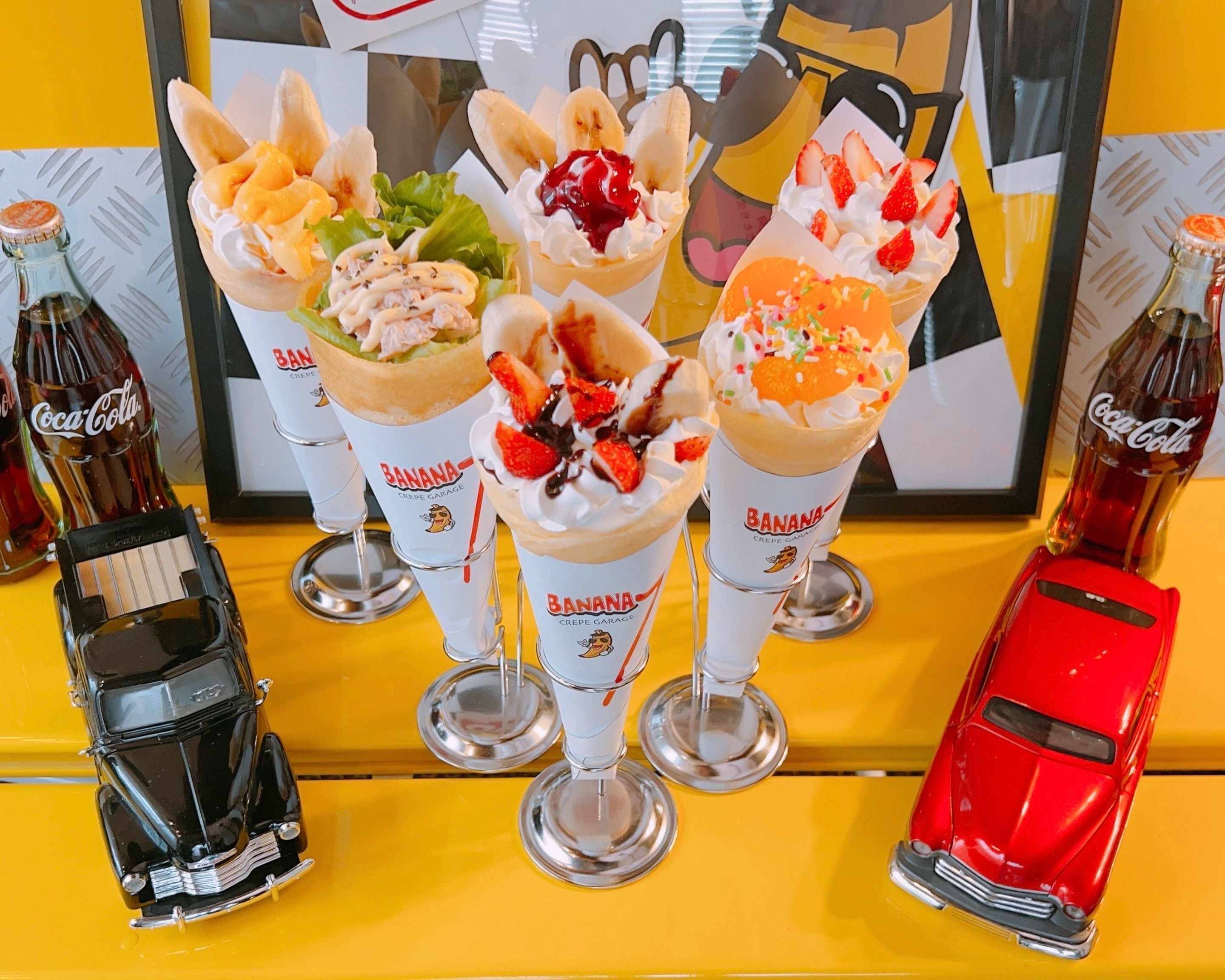 CREPE GARAGE BANANA7のメニュー| お得情報と値段 | 東京 でデリバリー