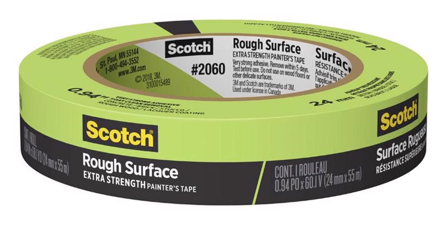 Scotch 0.94 In. W X 60 Yd L Green Extra Strength Masking Tape 1 Pk