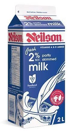 Neilson 2% Partly Skimmed Milk (2 L)