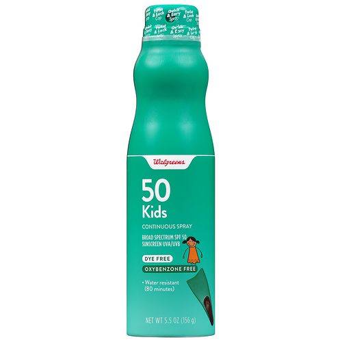 Walgreens Sunscreen Kids Continuous Spray SPF50 - 5.5 oz