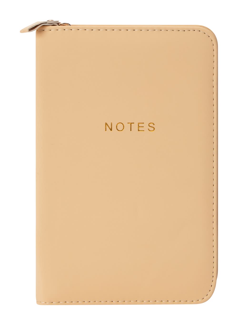 Zip-Padded Journal Tan