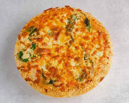 #16 Three-Cheese Spinach Pizza