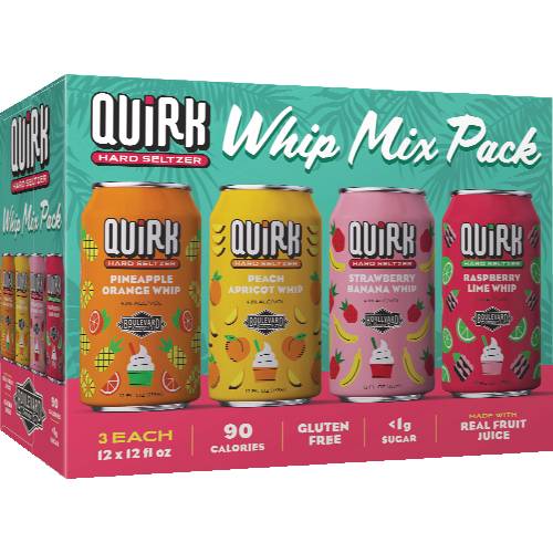 Boulevard Quirk Whip Mixed Pack 12 Pack Cans