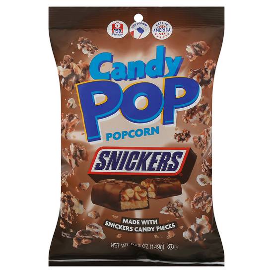 Candy Pop Snickers Flavored Popcorn (5.3 oz)