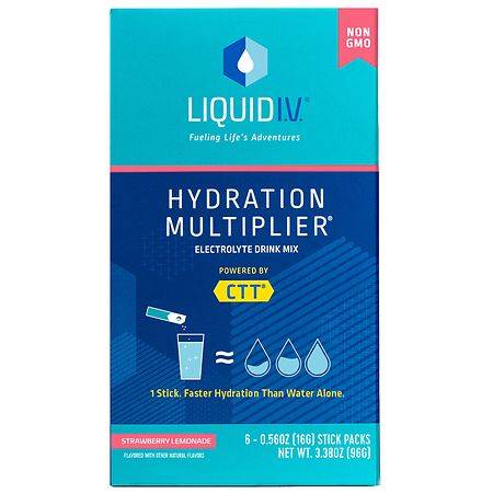 Liquid I.v. Electrolyte Drink Mix (6 ct, 0.56 oz) (strawberry lemonade)