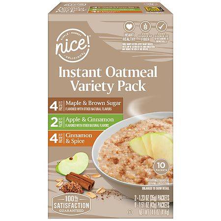 Nice! Instant Oatmeal Variety pack (assorted )