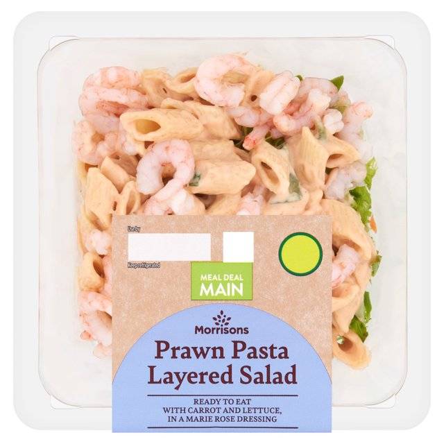 Morrisons Prawn Pasta Layered Salad (290g)