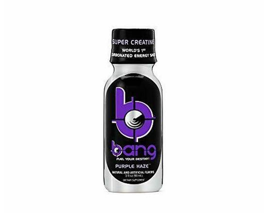 Order Bang Purple Haze Energy Shot 3oz food online from Chevron Extramile store, Everett on bringmethat.com