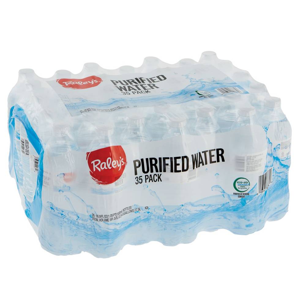 Raley's Purified Water (35 ct, 16.9 fl oz)