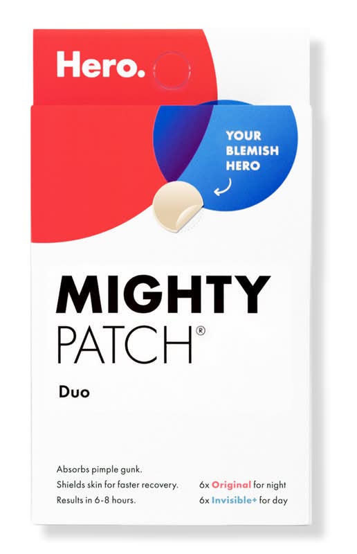 Hero Cosmetics Mighty Patch Duo Original & Invisible+ Patches 12 ct