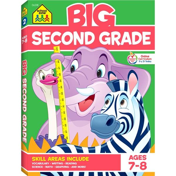 School Zone Big Second Grade Ages 7-8 (1 workbook)