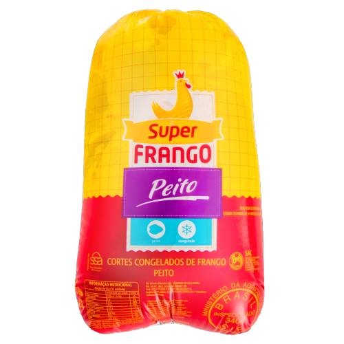 Super Frango Peito de frango congelado (embalagem: 2 kg aprox)