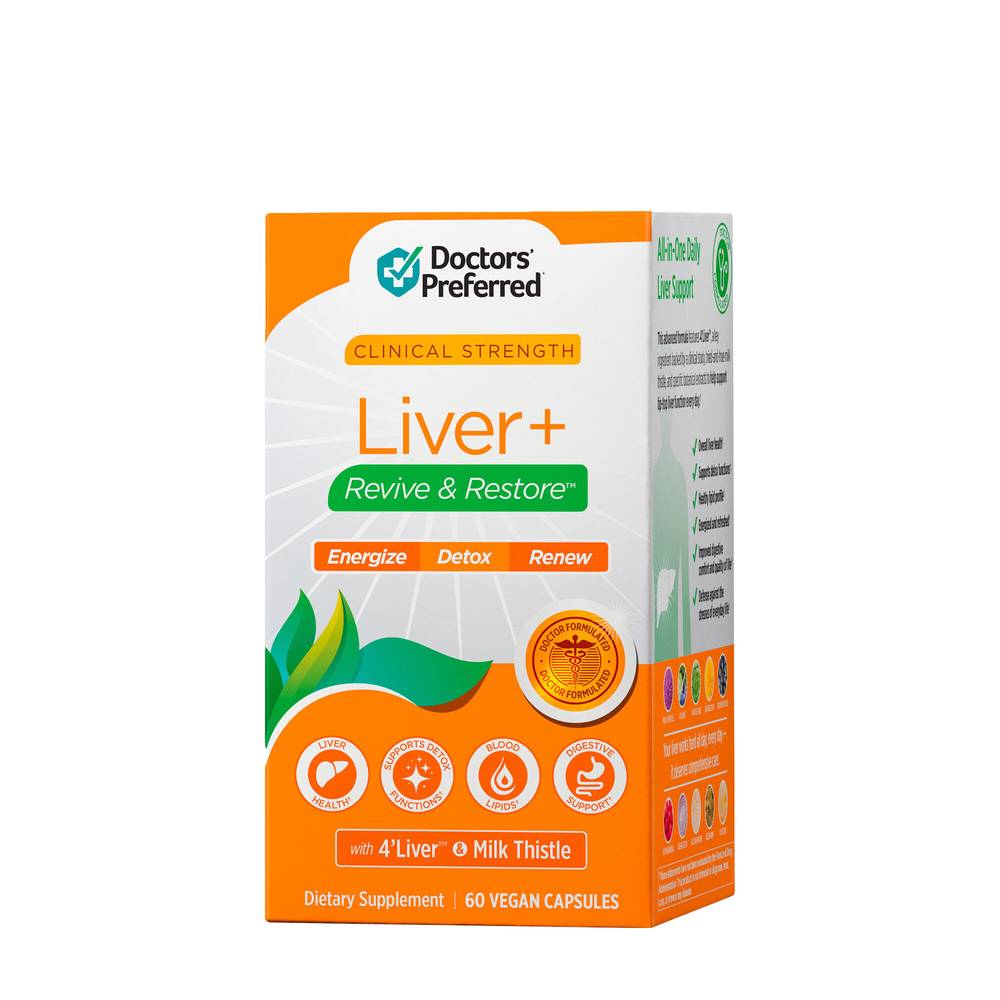 Liver Plus Revive and Restore - 60 Vegan Capsules (30 Servings)