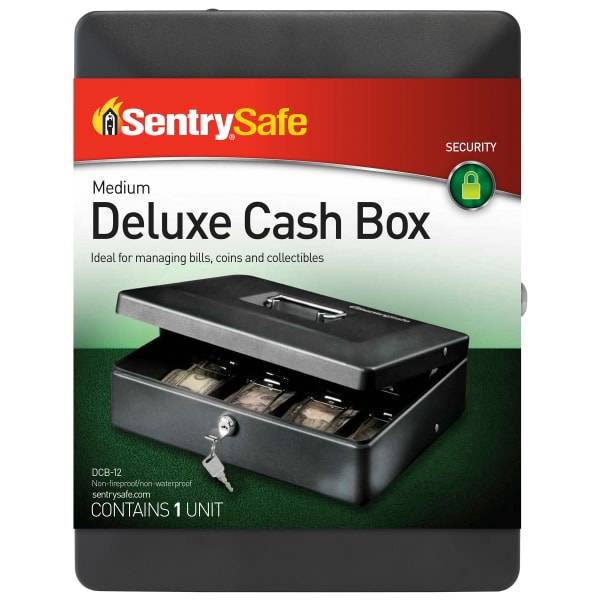 SENTRY SAFE DELUXE CASH BOX