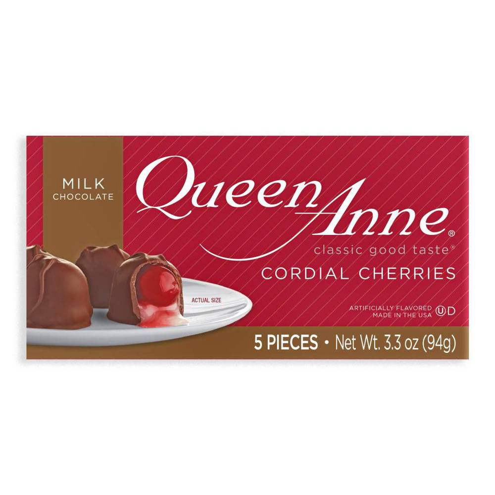 Queen anne chocolates rellenos de cereza
