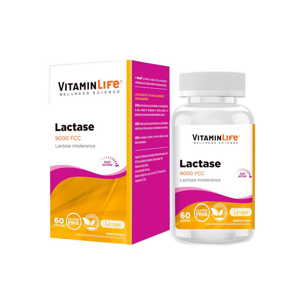 LACTASE 9000 FCC  X60CAP        VITAMINLIFE