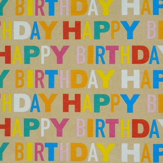 30" Happy Birthday Gift Wrap By Celebrate It