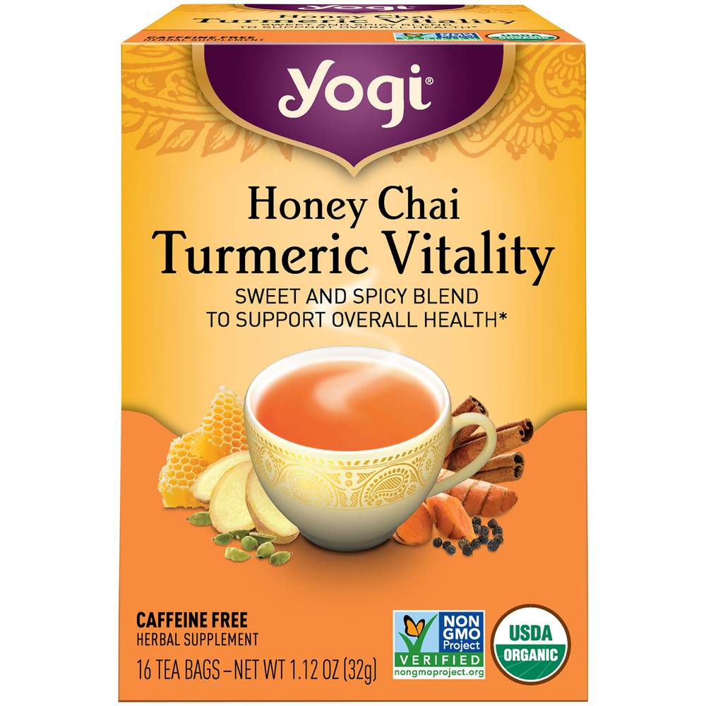 Yogi Turmeric Vitality Tea (1.12 oz) (honey chai )