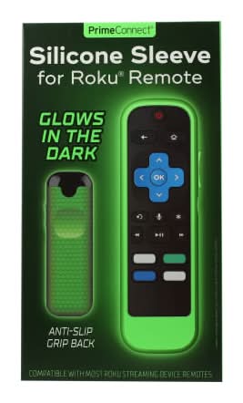 Glow in The Dark Silicone Sleeve For Roku® Remote Green