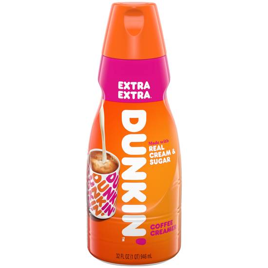 Dunkin' Extra Extra Coffee Creamer, 32 OZ