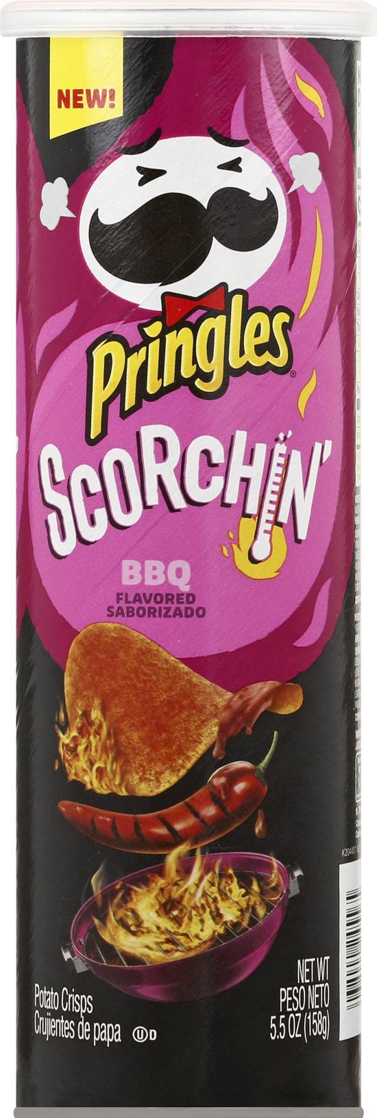 Pringles Scorchin' Potato Crisps (bbq)