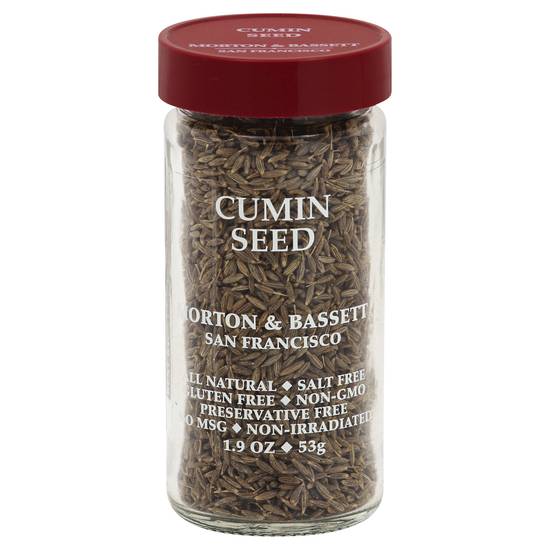 Morton & Bassett All Natural Cumin Seed Gluten & Salt Free (1.9 oz)