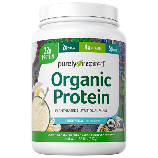 Purely Inspired Organic Protein Plant-Based Nutritional Shake, French Vanilla