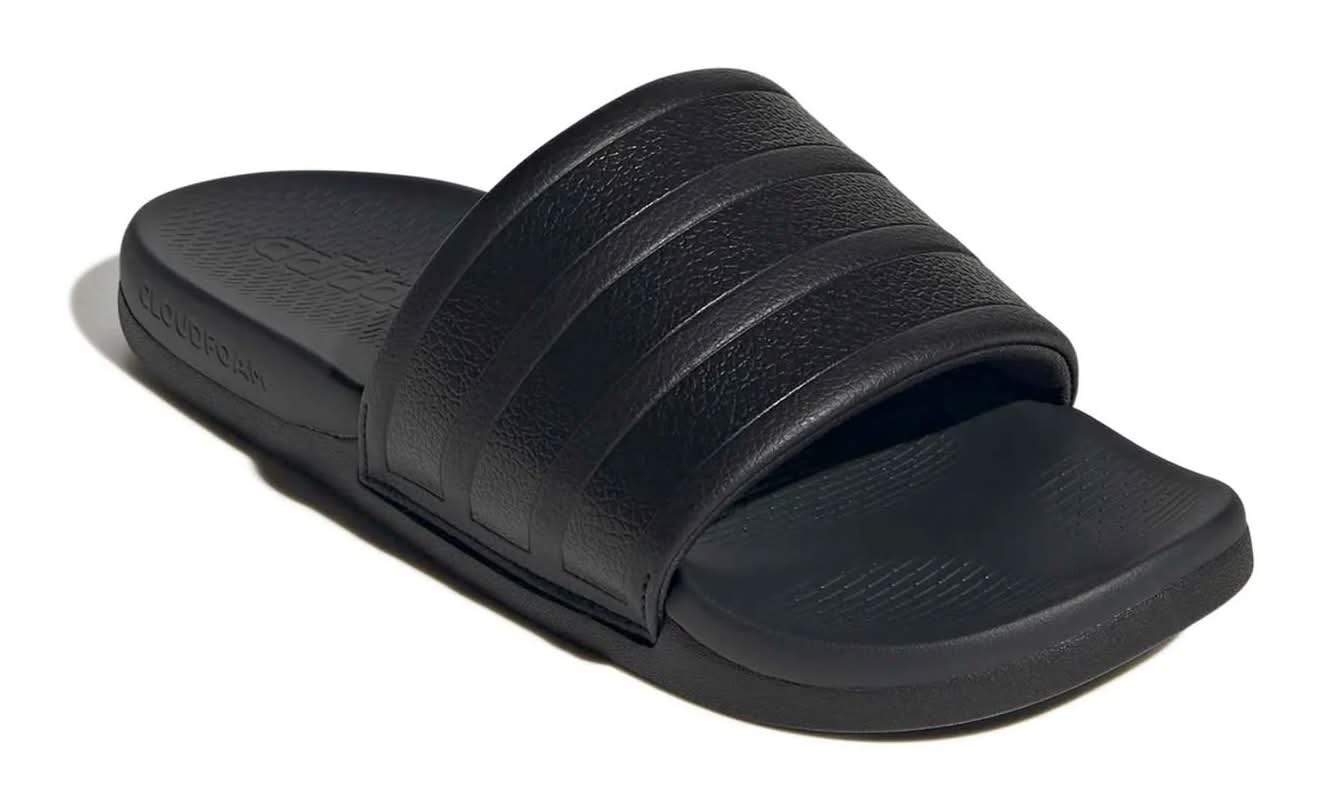 Adidas Adilette Comfort 2.0 Slide Sandal - Women'S (Black Medium - 11)