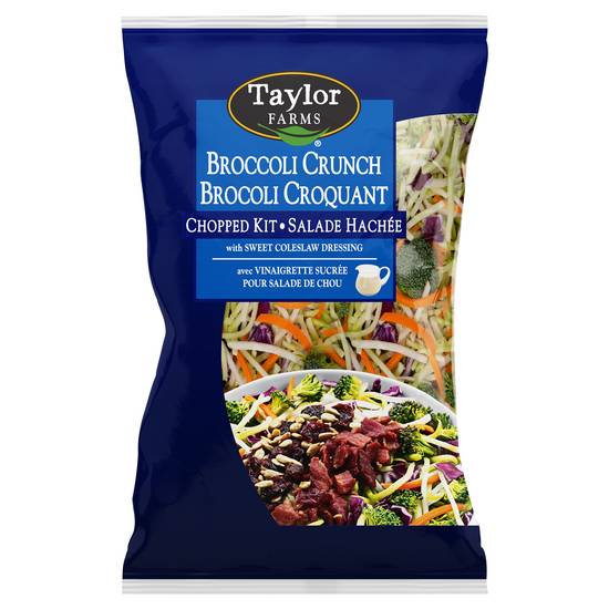 Taylor Farms Broccoli Crunch Chopped Kit With Sweet Coleslaw Dressing