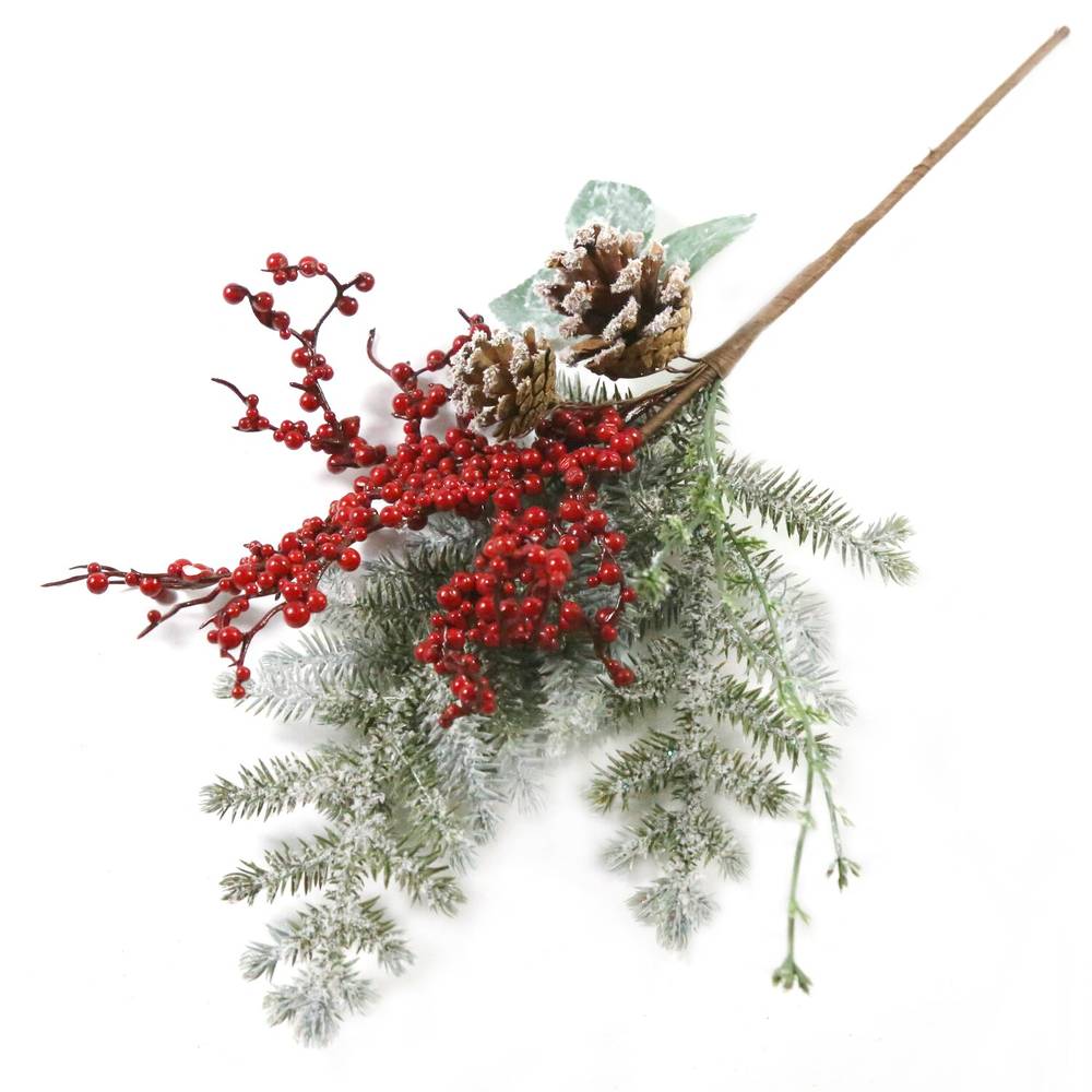 Tinsel & Elves Berries Pick