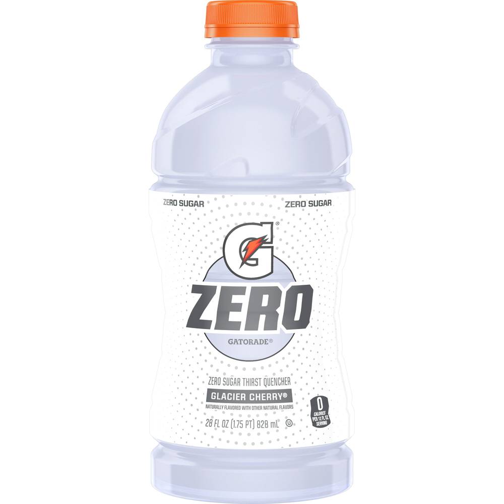 Gatorade Zero Sugar Thirst Quencher Sports Drink (28 fl oz) (glacier cherry)